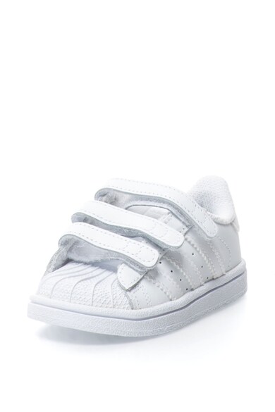 adidas Originals Pantofi sport de piele Superstar CF I Baieti