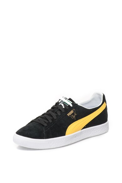 Puma Pantofi sport cu insertii din piele intoarsa Clyde Barbati