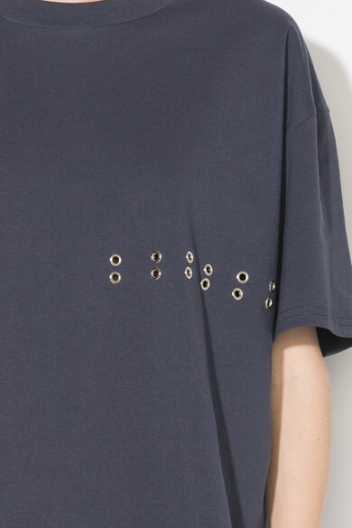 Zee Lane Denim Тениска със свободна кройка и декоративна връзка Жени