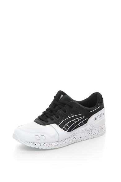 Asics Pantofi sport unisex de piele peliculizata cu pete decorative pe talpa GEL-LYTE III Barbati