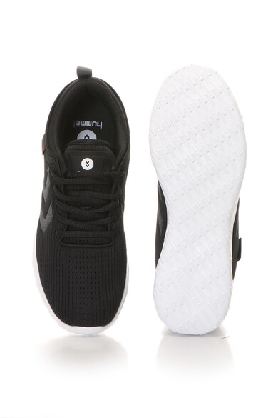 Hummel Pantofi sport din plasa cu logo de piele intoarsa Actus Breather Barbati