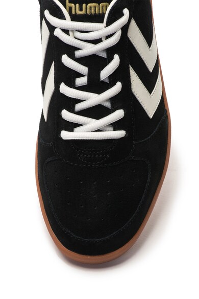 Hummel Велурени спортни обувки Victory с детайли от еко кожа Мъже