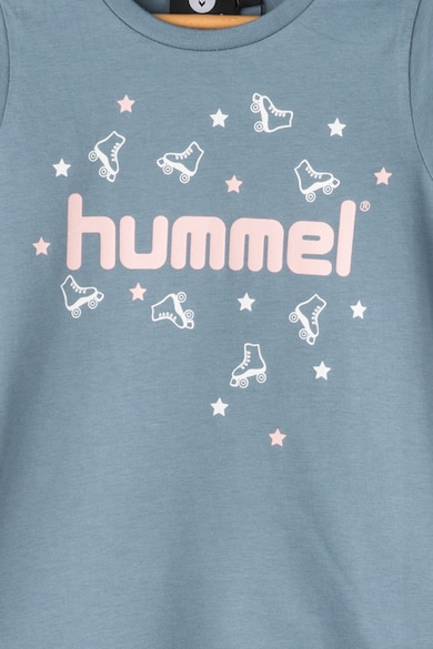 Hummel Тениска с щампа на гърдите Момичета