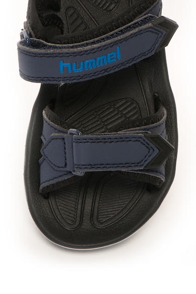 Hummel Sandale de piele sintetica, cu velcro si talpa plata Baieti