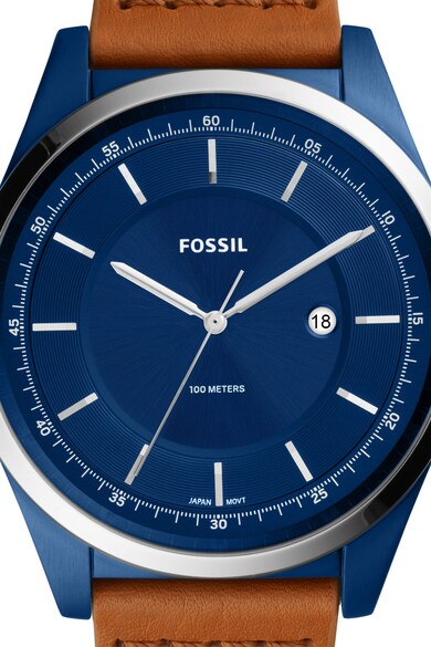 Fossil Часовник Mathis с кожена каишка Мъже