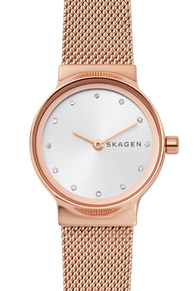 Skagen Ceas cu bratara metalica tip plasa Freja Femei