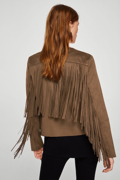 Addiction Ithaca input Jacheta cu franjuri de piele intoarsa sintetica Gipsy Mango (23033644-32) | Fashion Days Addiction Ithaca input Jacheta cu franjuri de piele intoarsa sintetica Gipsy Mango (23033644-32) | Fashion Days