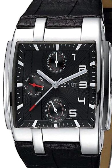 Esprit Ceas cu mecanism quartz si curea de piele Barbati