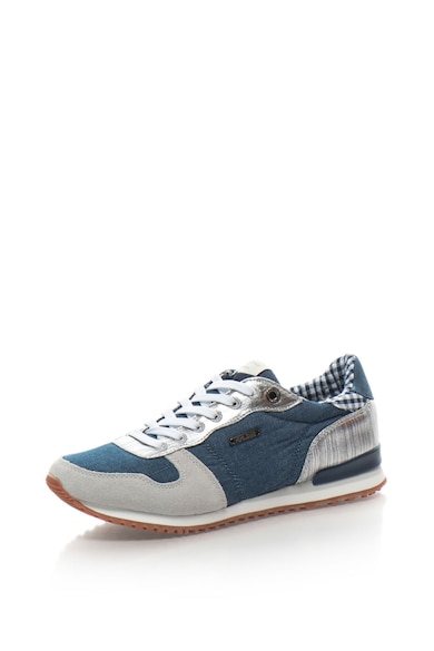 Pepe Jeans London Pantofi sport cu insertii de piele intoarsa Gable Femei