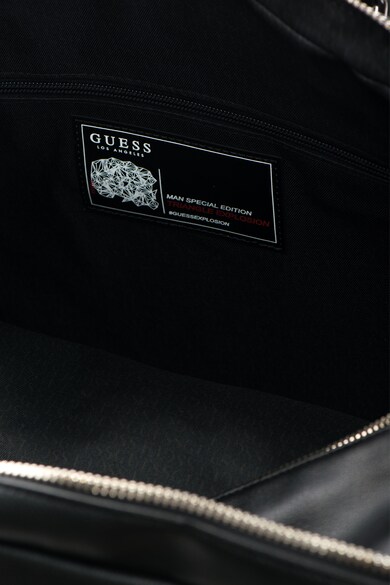 GUESS Geanta duffle din piele sintetica Barbati