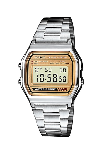 Casio Часовник с хронограф и метална верижка Жени