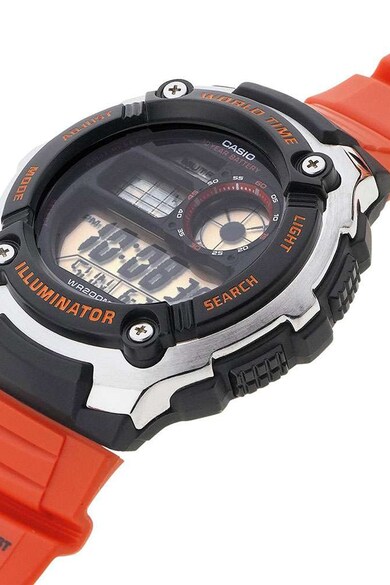Casio Цифров часовник с хронограф и подсветка Мъже