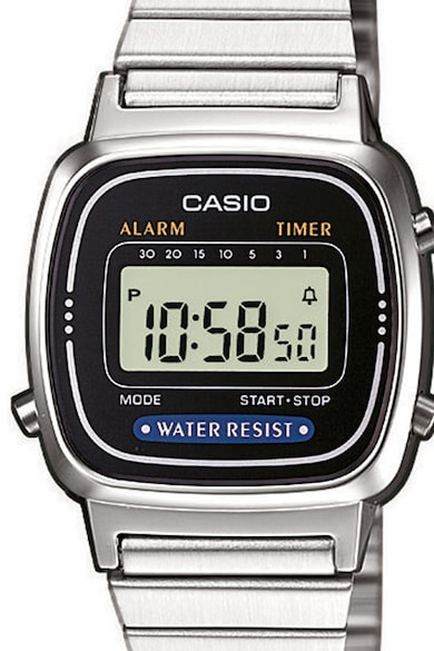 Casio Метален цифров часовник Жени