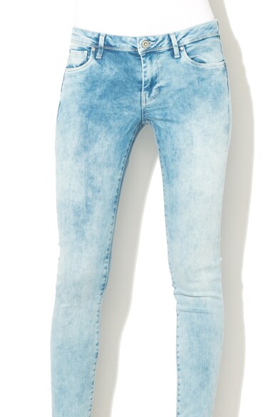 Pepe Jeans London Blugi skinny cu aspect tratat Lola Femei