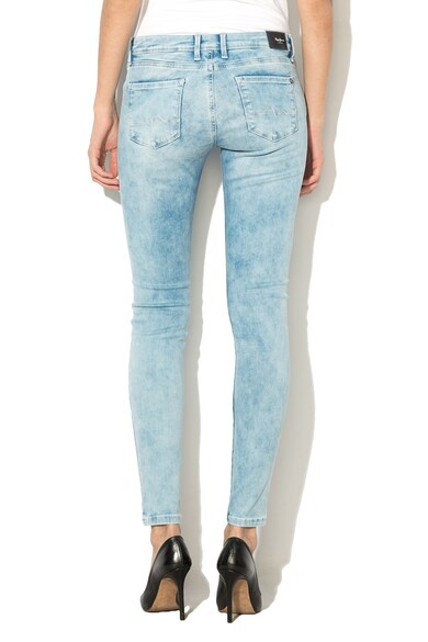 Pepe Jeans London Blugi skinny cu aspect tratat Lola Femei