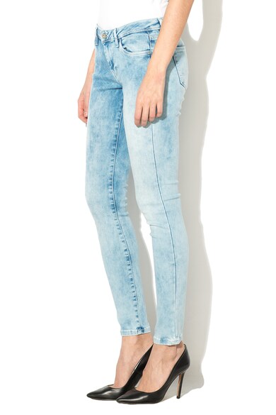 Pepe Jeans London Blugi skinny cu aspect tratat Lola Femei