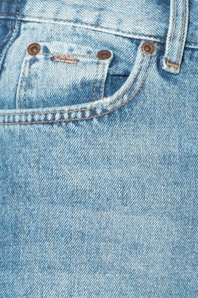 Pepe Jeans London Fusta din denim cu aspect deteriorat Patchy Femei