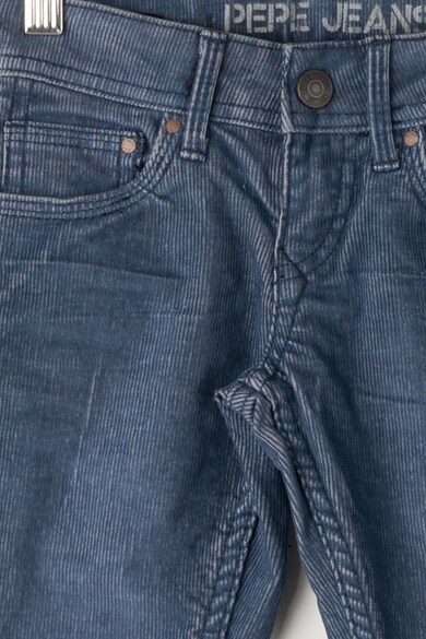 Pepe Jeans London Pantaloni slim fit din material reiat Ron Baieti
