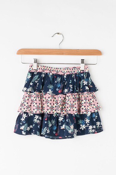 Pepe Jeans London Fusta scurta stratificata cu imprimeu floral Samu Fete