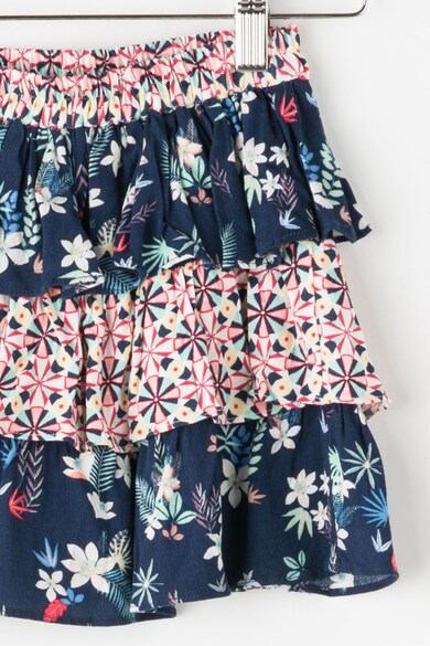 Pepe Jeans London Fusta scurta stratificata cu imprimeu floral Samu Fete