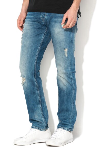 Pepe Jeans London Дънки Cash със стандартна кройка и протрити зони Мъже