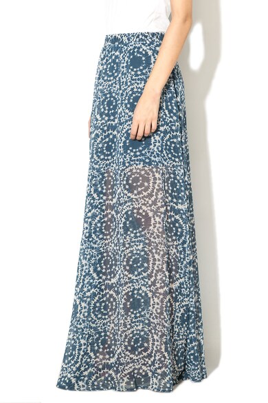 Pepe Jeans London Fusta maxi vaporoasa cu model abstract Morina Femei