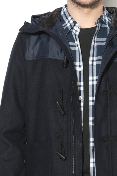 Jack & Jones Oxford gyapjútartalmú kapucnis kabát férfi