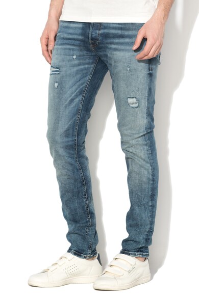 Jack & Jones Glenn slim fit farmernadrág szaggatott és mosott hatással férfi