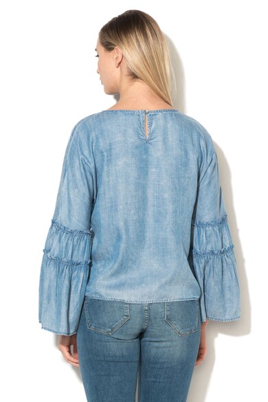 Only Bluza din chambray cu maneci evazate SHARON Femei