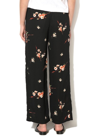 Only Pantaloni cu croiala ampla si model floral Femei