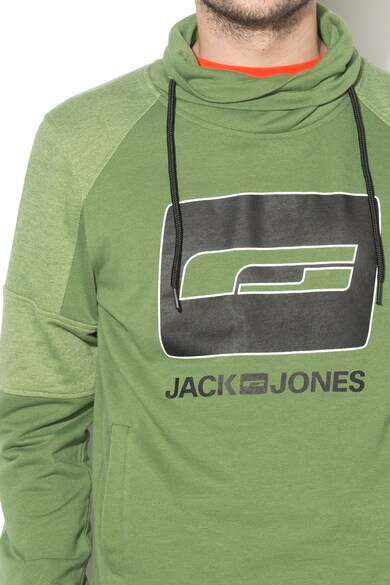 Jack & Jones Суитшърт Charles с щампа с лого Мъже