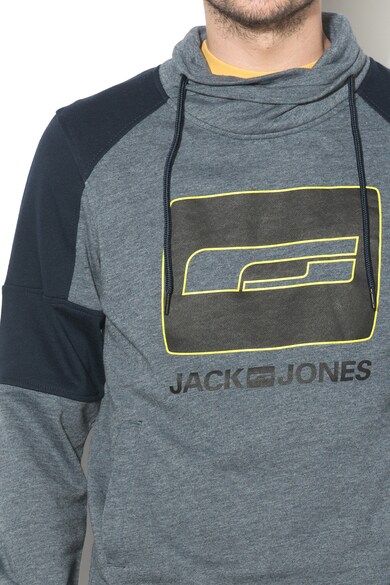 Jack & Jones Суитшърт Charles с щампа с лого Мъже