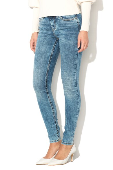 Vero Moda Seven slim fit farmernadrág mosott hatással női