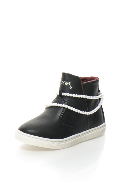 GUESS JEANS Pantofi sport hi-top cu accesoriu detasabil cu perla sintetica Fete