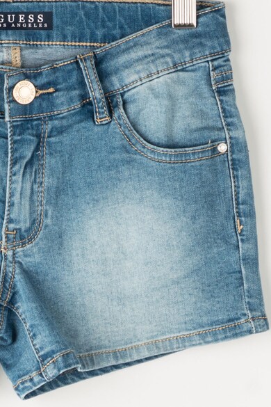 GUESS JEANS Rövid farmernadrág hímzésekkel Lány