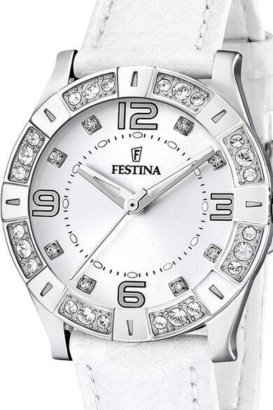 Festina Овален часовник с кристали Жени