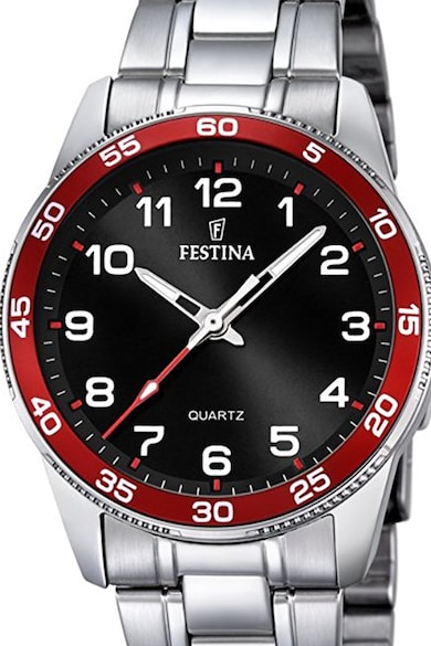 Festina Ceas cu bratara metalica si coroana contrastanta19 Fete