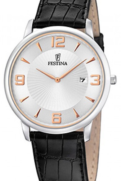 Festina Часовник с кожена каишка Мъже