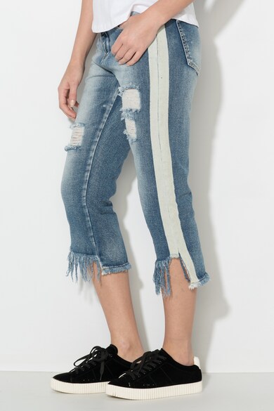 Zee Lane Denim Szaggatott hatású capri farmernadrág női