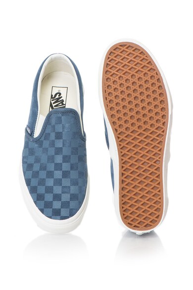 Vans Pantofi slip-on din piele intoarsa cu model in carouri Barbati