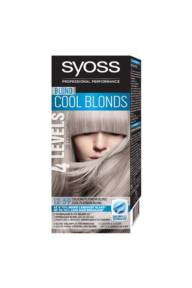 Syoss Vopsea de par permanenta  Cool Blonds Femei