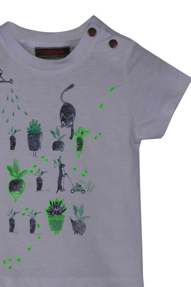 Catimini Tricou cu imprimeu fosforescent Baieti