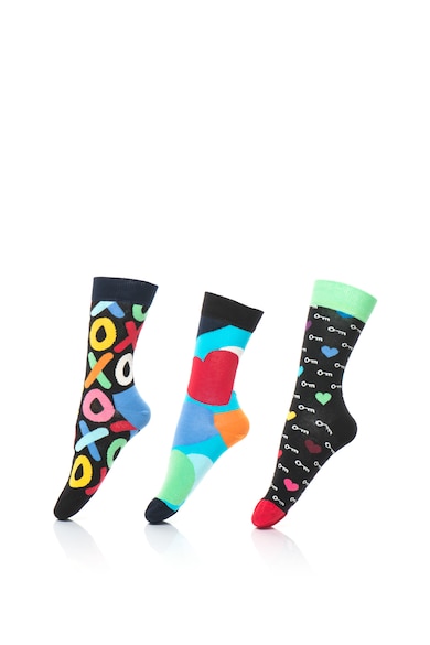 Happy Socks Унисекс чорапи с шарки - 3 чифта Мъже