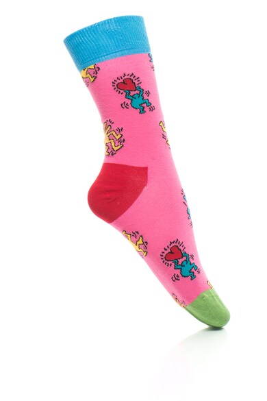 Happy Socks Grafikai mintás unisex zokni szett - 3 pár női