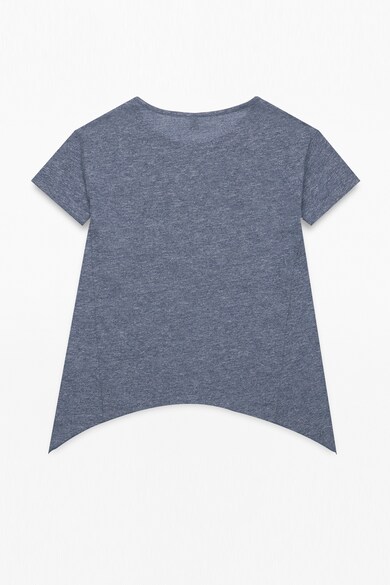 Esprit Тениска с текстова щампа и асиметричен подгъв Момичета