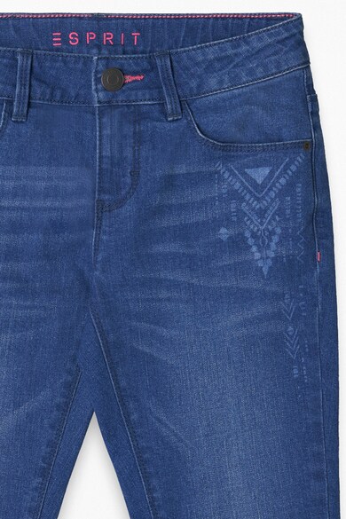 Esprit Pantaloni capri de denim cu buzunar cu imprimeu Fete