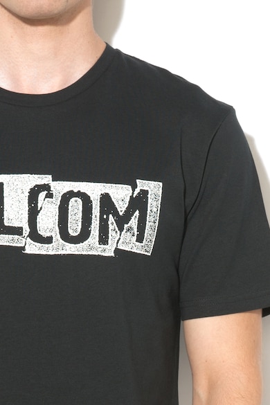 Volcom Tricou din bumbac organic cu imprimeu logo Edge Barbati