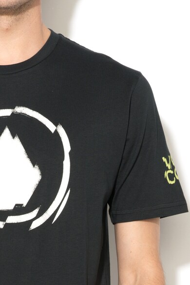 Volcom Tricou din bumbac organic cu imprimeu logo Shatter Barbati