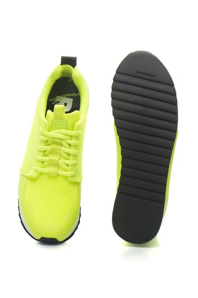 G-Star RAW Pantofi sport de piele sintetica cu insertii din plasa Deline Barbati