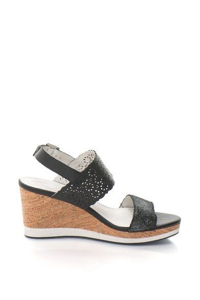 Lumberjack Sandale wedge de piele Erin Femei